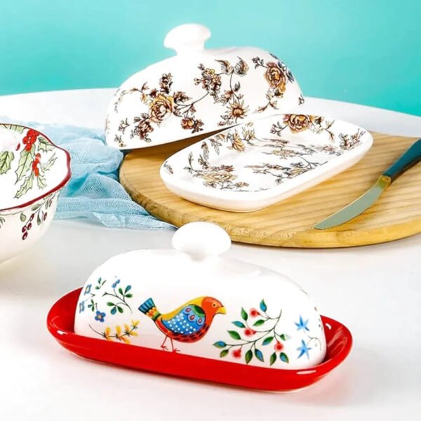 Beurrier Porcelaine Ancien – Image 4