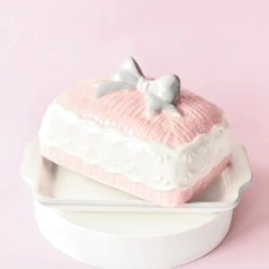 Beurrier Porcelaine Blanche
