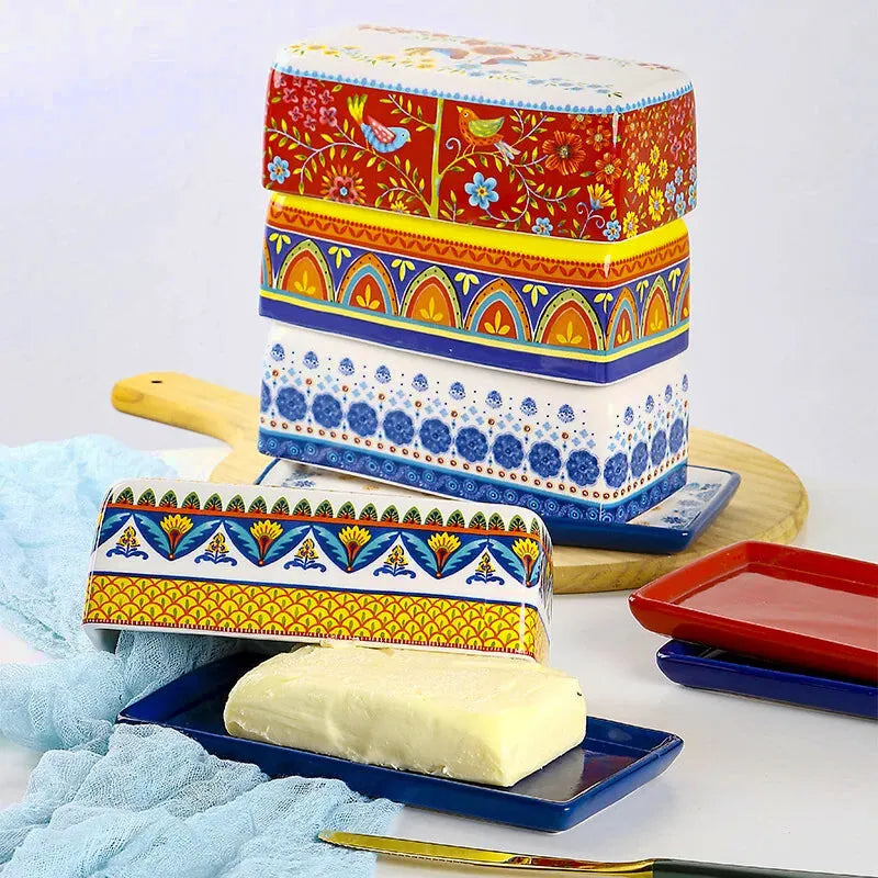 Beurrier Céramique Vintage – Image 2