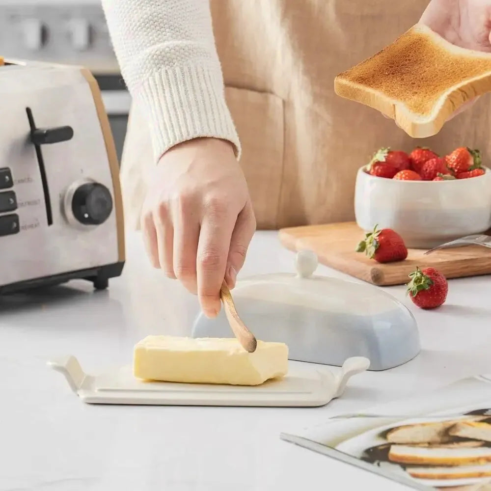 Beurrier Métal argenté – Image 2