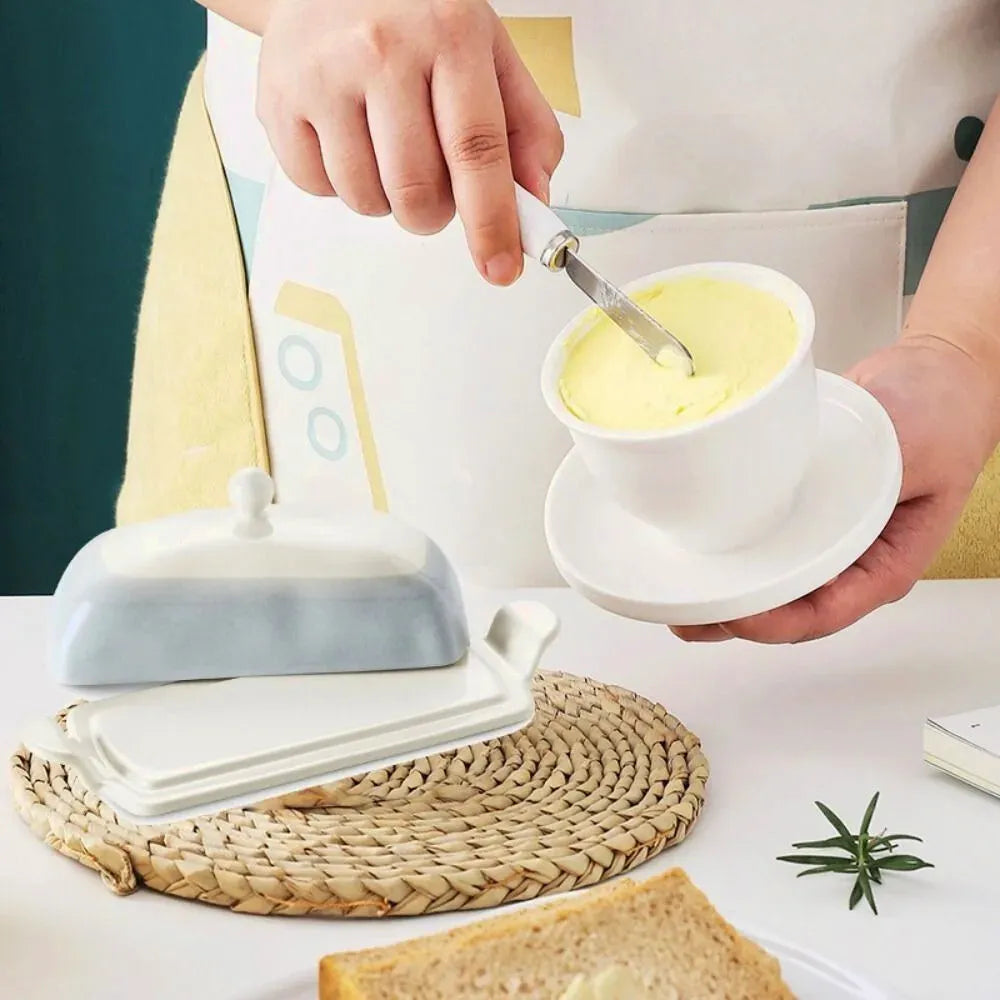 Beurrier Métal argenté – Image 3