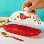 Beurrier Porcelaine Ancien