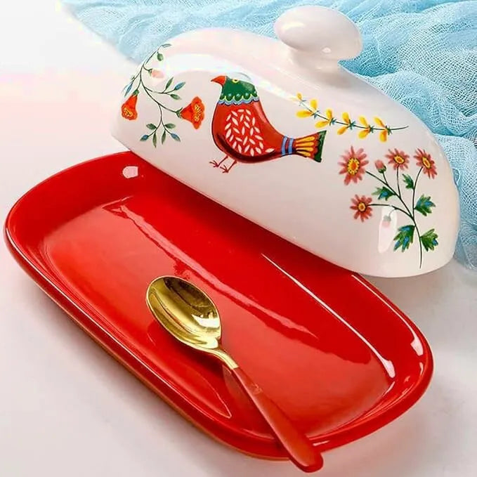 Beurrier Porcelaine Ancien – Image 3