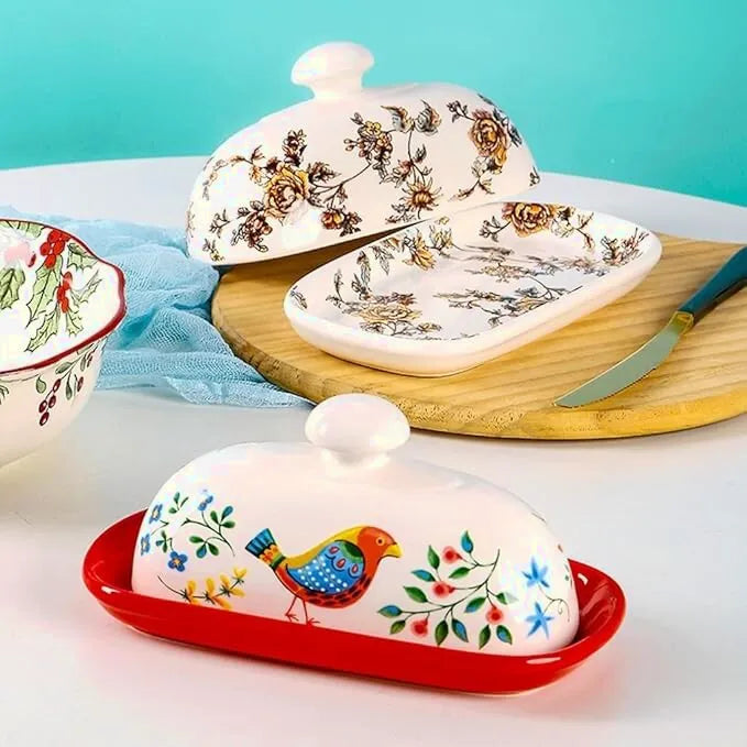 Beurrier Porcelaine Ancien – Image 4