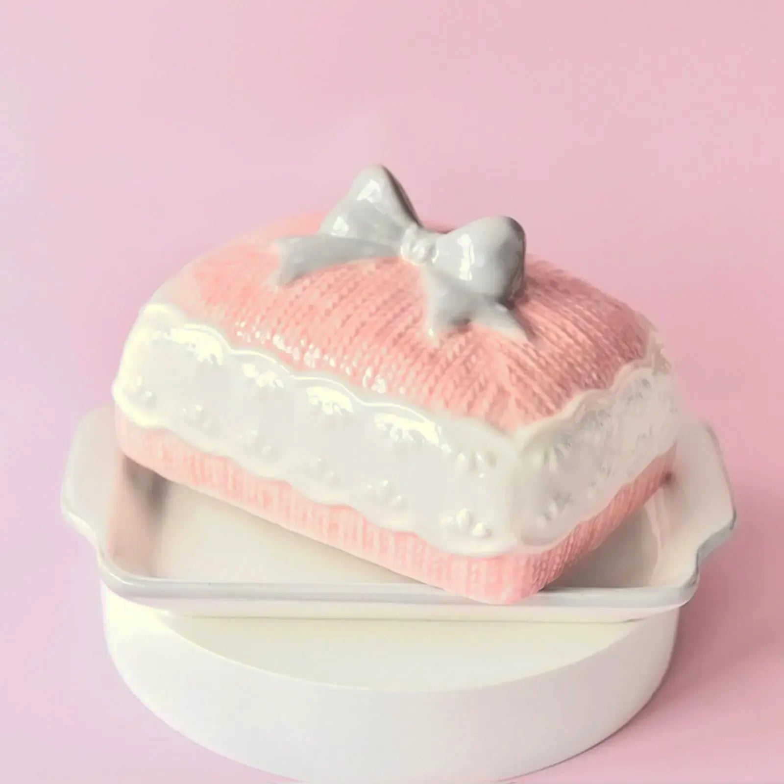 Beurrier Porcelaine Blanche