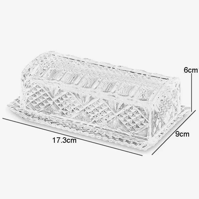 Beurrier Vintage en Verre – Image 3