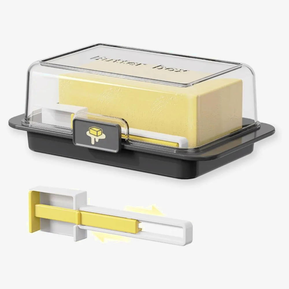 Boite à Beurre Pour Frigo Noir